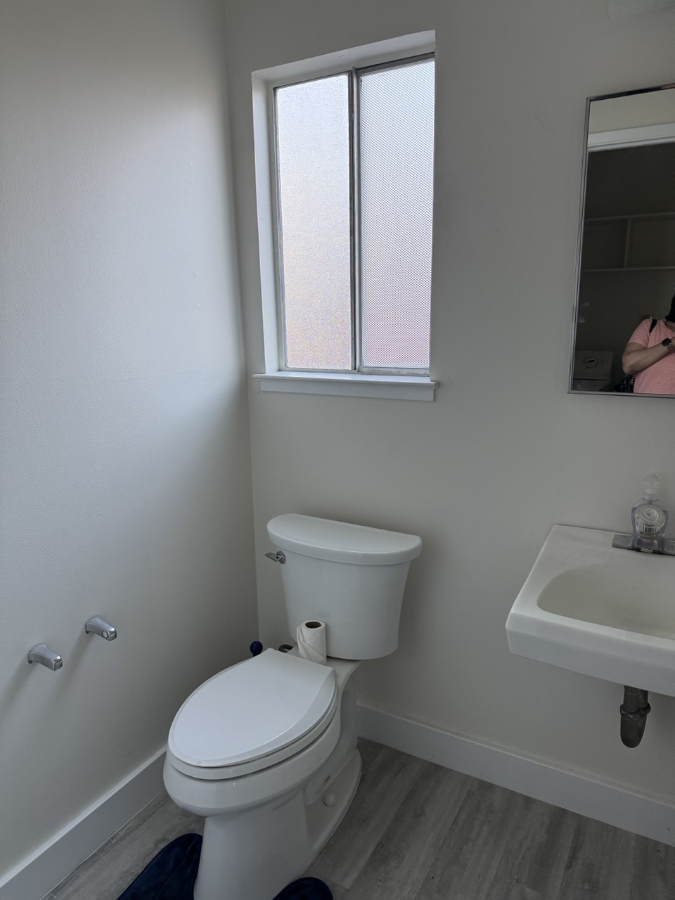 Powder room before remodel